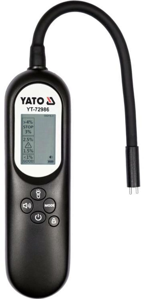 YATO YT-72986 - Remvloeistoftester - LCD Display - IP67 - USB-C