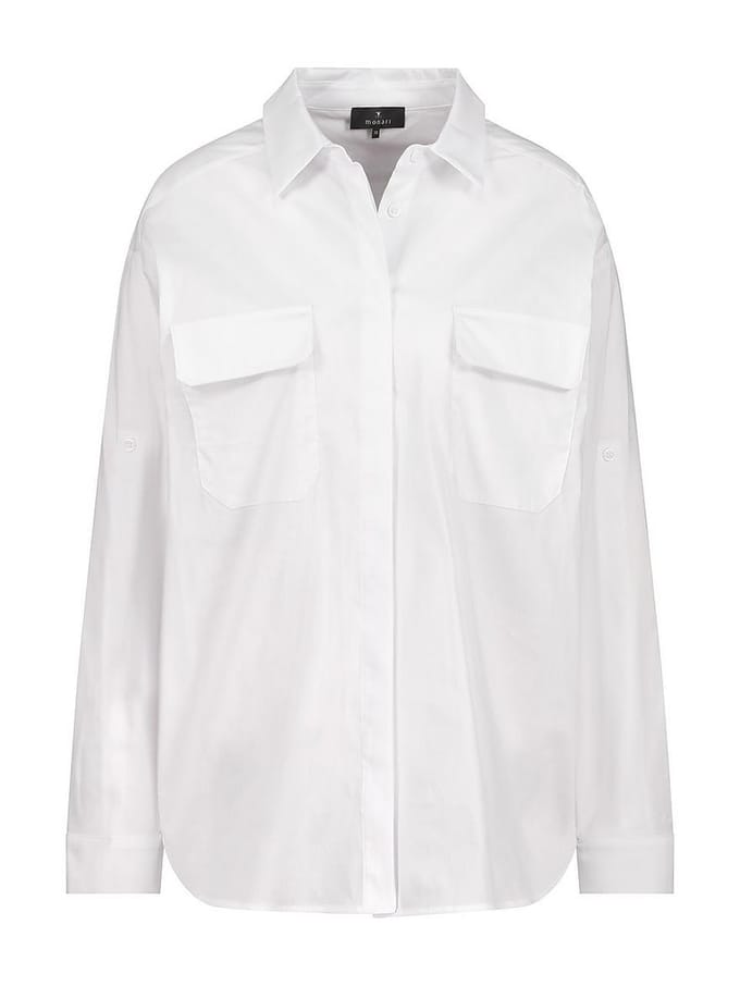 Lange blouse Van Monari wit