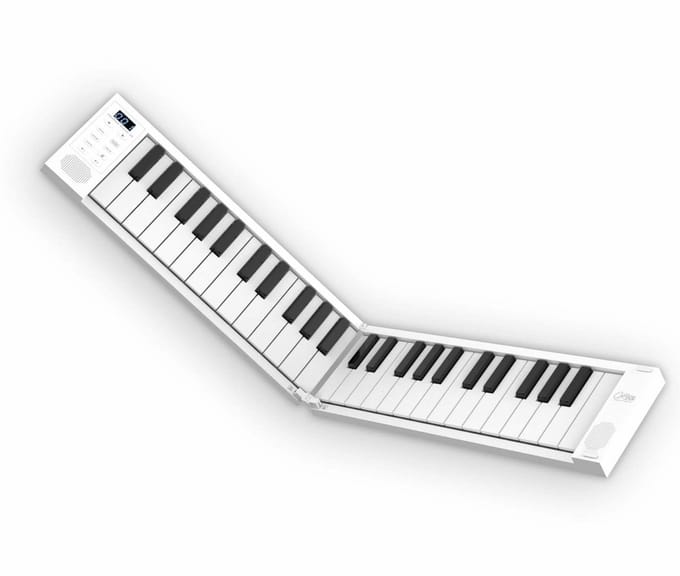 Carry-On Piano 49 Touch White opvouwbare piano 49 toetsen