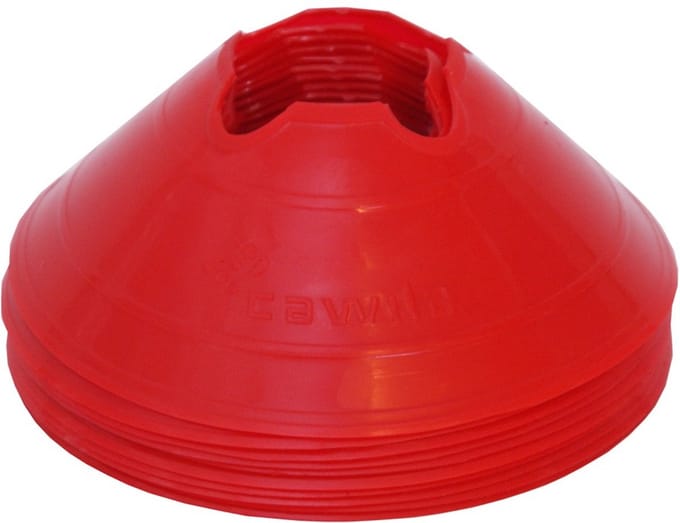 Trainingshoedjes Cawila - Rood | 10 stuks Medium | Set hoedjes