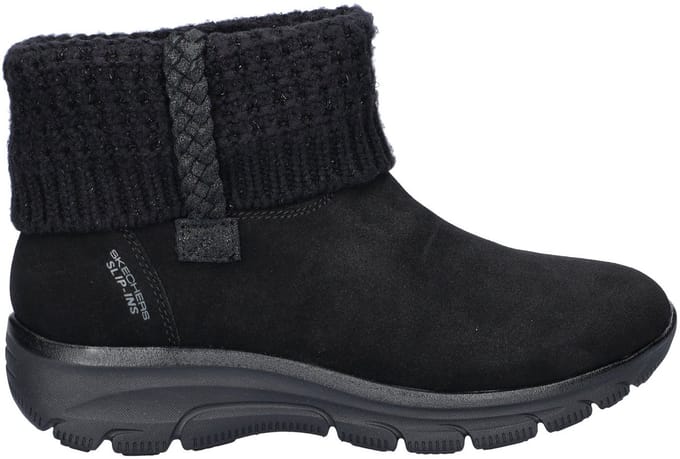 Skechers Hands Free Slip-Ins Easy Going dames boot - Zwart zwart - Maat 39