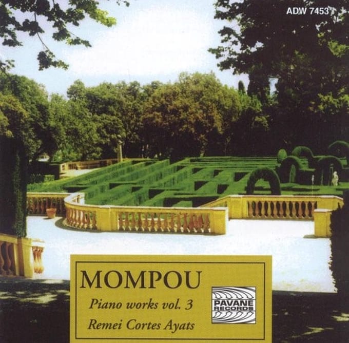 Remi Cortes Ayats - Moumpou: Piano Works Volume 3 (CD)
