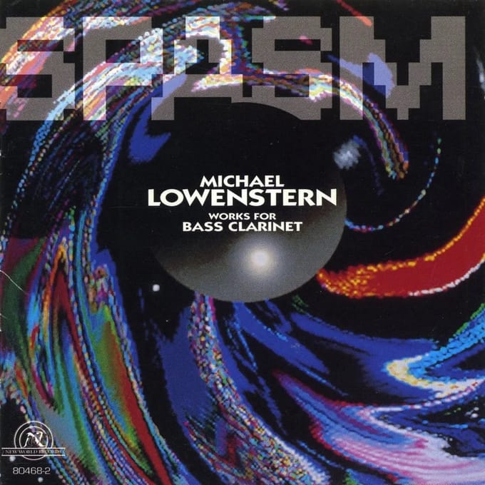 Michael Lowenstern - Spasm, Works For Bass Clarinet (CD)