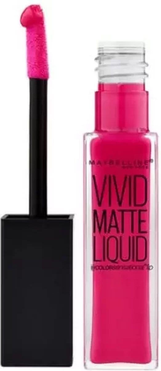 Maybelline Vivid Matte Liquid - 30 Fuchsia Ecstacy - Roze - Lippenstift