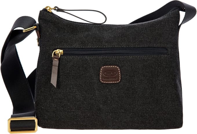 BRIC'S Schoudertas Sorrento Shoulderbag Martina Black Donkergrijs