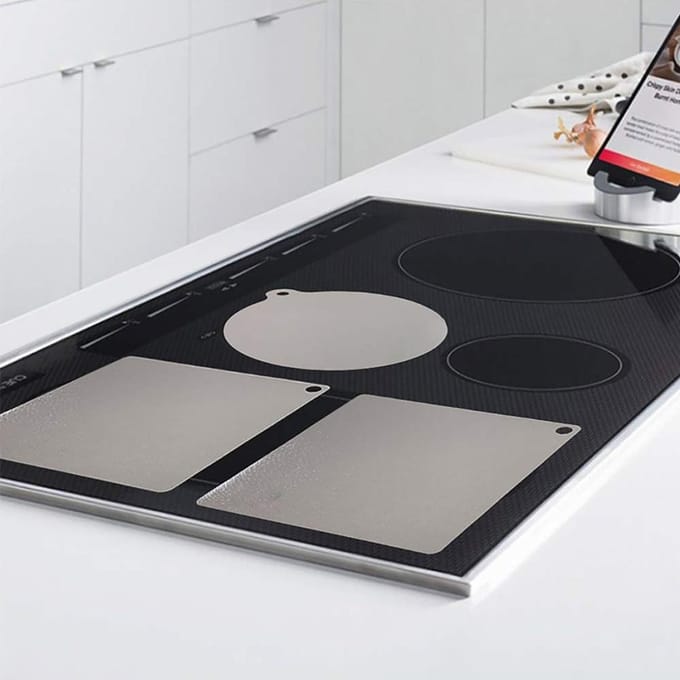 Inductiekookplaat Mat Antislip Elektrische Kookplaat Beschermpad Herbruikbare Kookplaat Pad gray