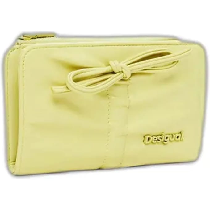 Desigual portemonnee Rodio Emma 2.0 Wallet Lima Lichtgeel