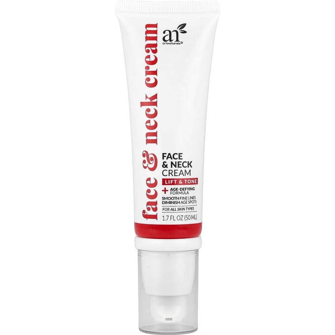 Crème Visage & Cou, Pour Tous Types de Peau, 1,7 fl oz (50 ml)