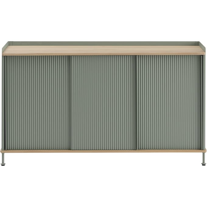 Muuto Enfold Sideboard - 148 x 45 cm - eiken/groen