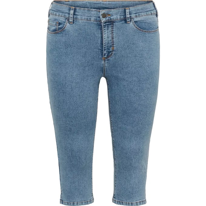Slim jeans voor dames KAFFE Curve Vilana Capri