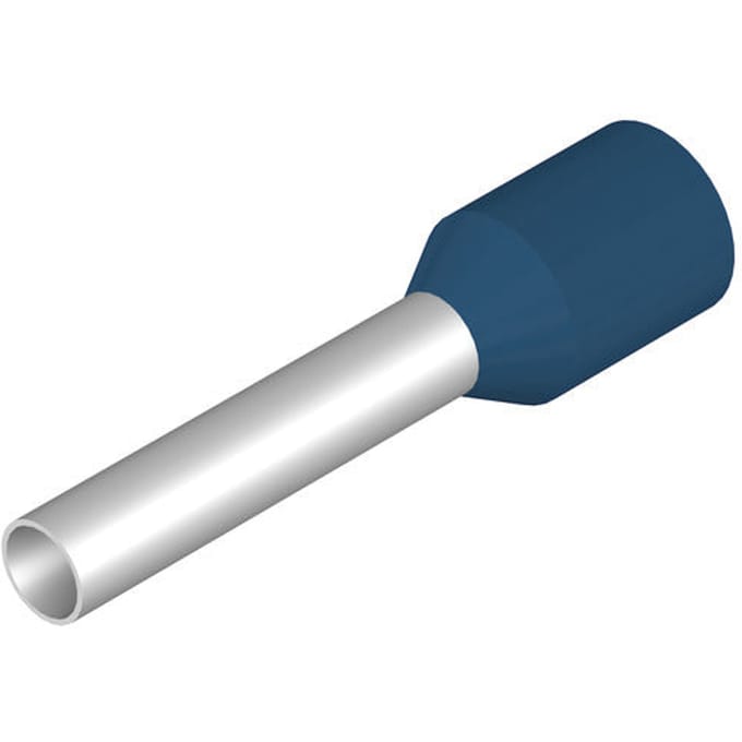 Weidmüller 9019170000 Adereindhulzen 2.5 mm² Deels geïsoleerd Blauw 500 stuk(s)