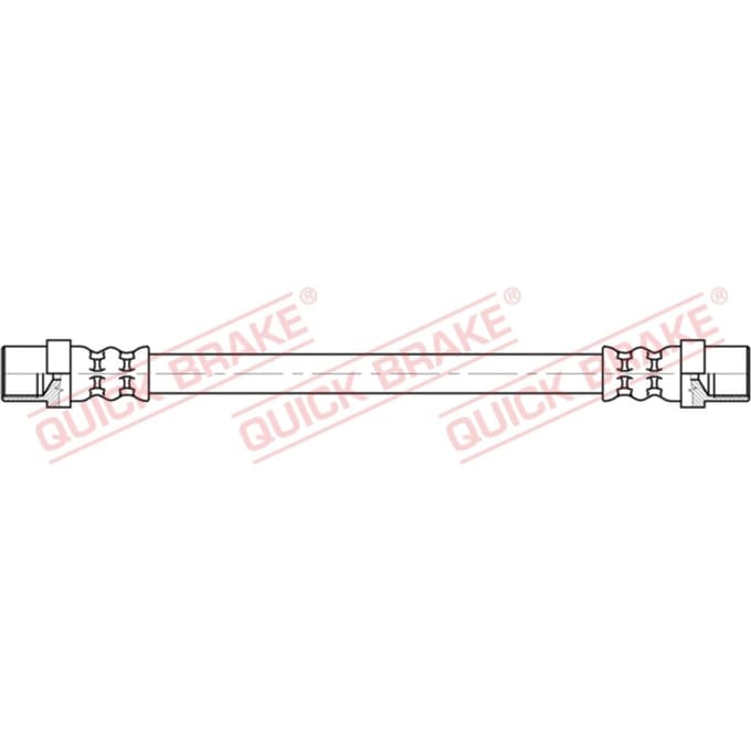 Remleiding QUICK BRAKE 26.002, links