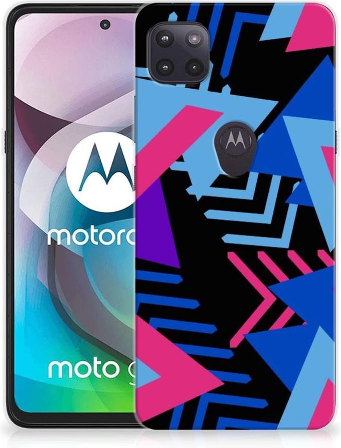 Motorola Moto G 5G TPU Hoesje Funky Triangle