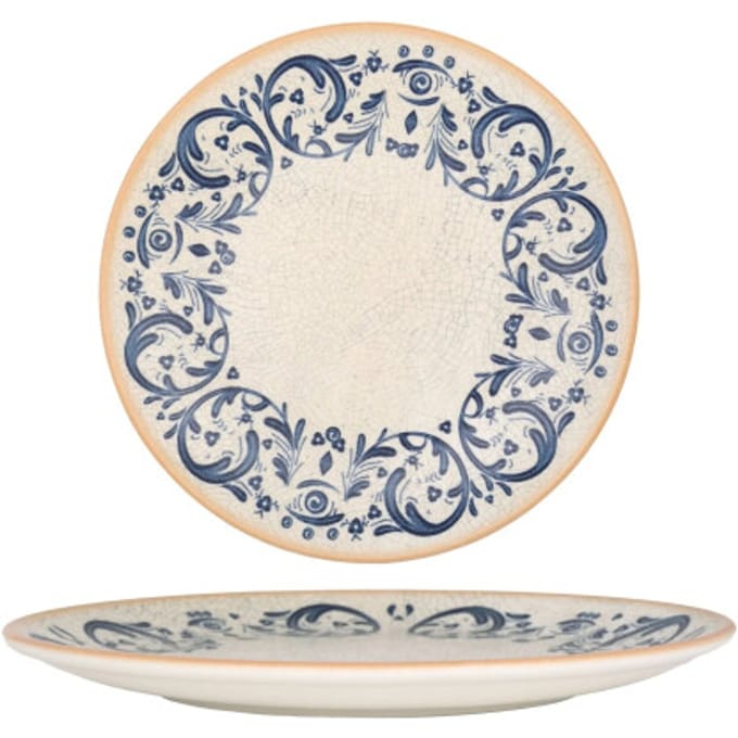 Bonna Dinerbord - Viento - Porselein - 27 cm - set van 6