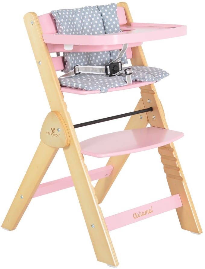 Cangaroo Caramel Pink 2-in-1 Meegroei Kinderstoel
