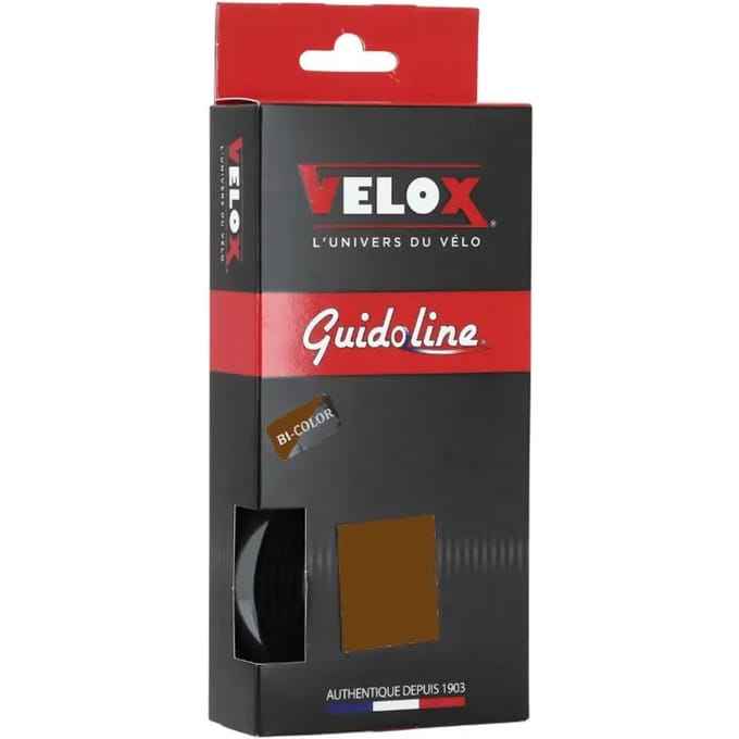 Velox Stuurtape Maxi Cork Bicolor zwart/bruin (2st)