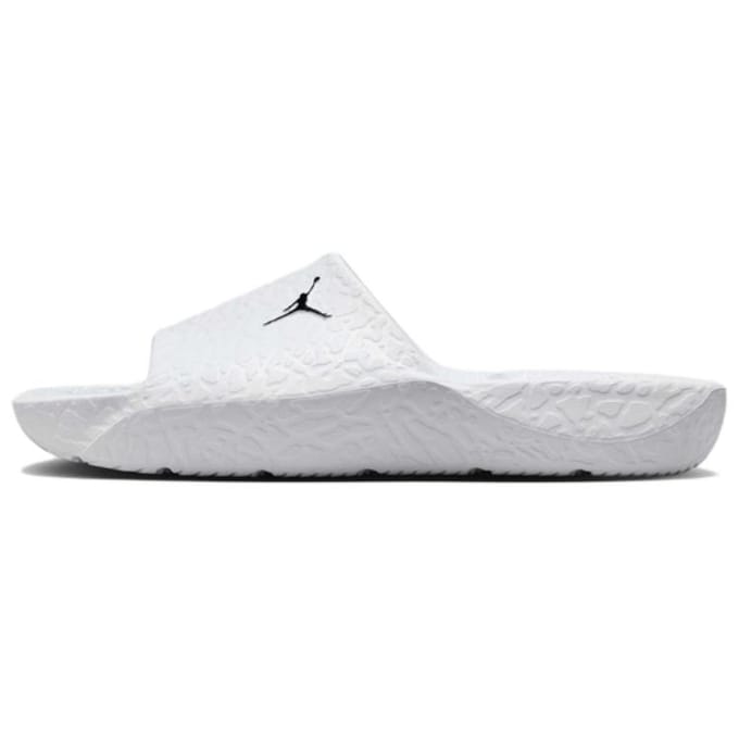 Jordan Franchise Douche Slippers Wit Zwart 44 gray