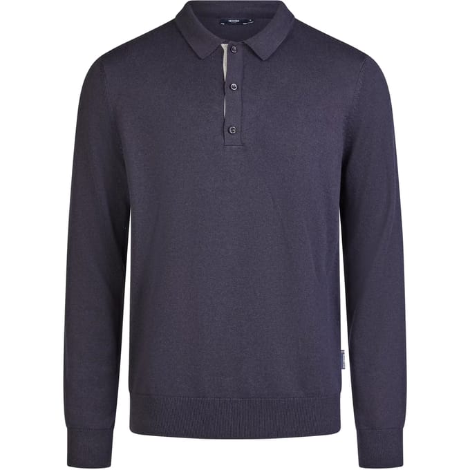 Polo met lange mouwen Hechter