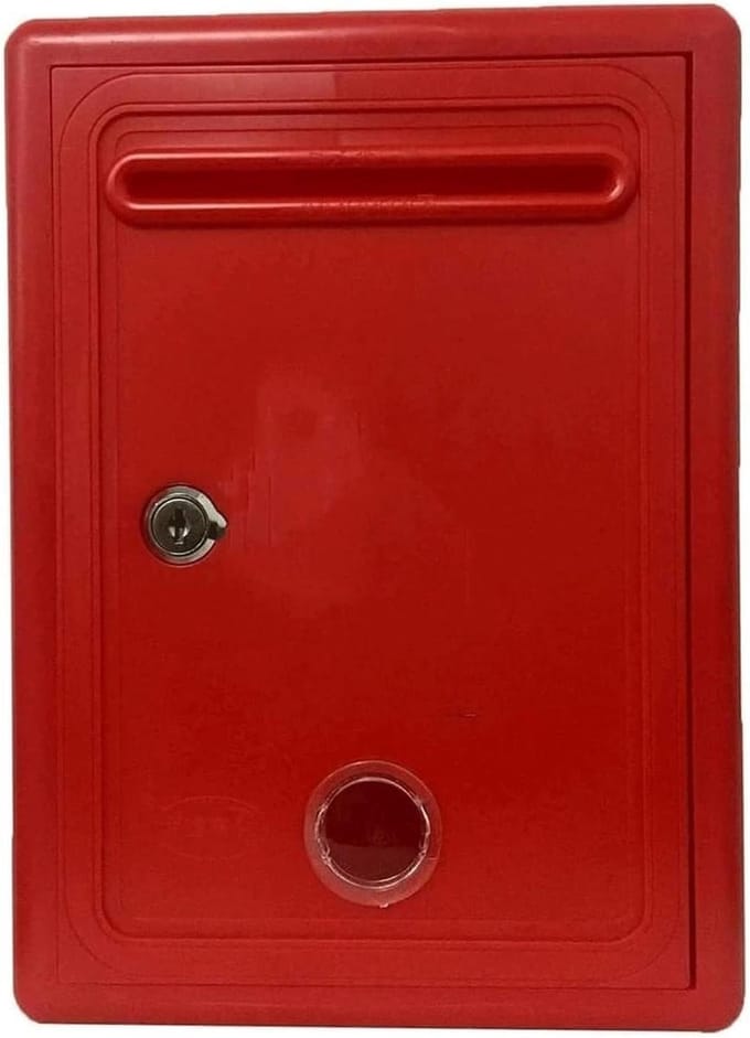 Brievenbus - Postbus Mailbox - Post Ontvangen - Vergrendelbaar - 290x210mm - Grijs