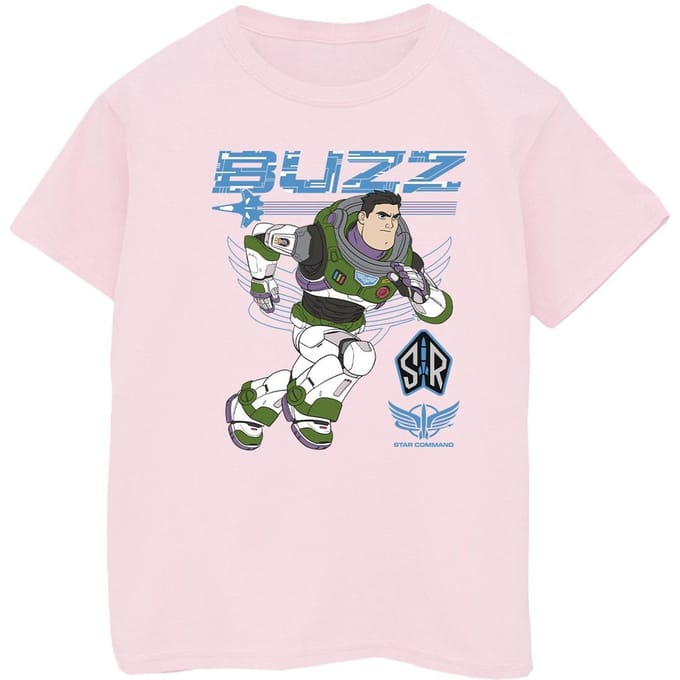 Disney Jongens Lightyear Buzz Run To Action T-Shirt (Baby Roze)