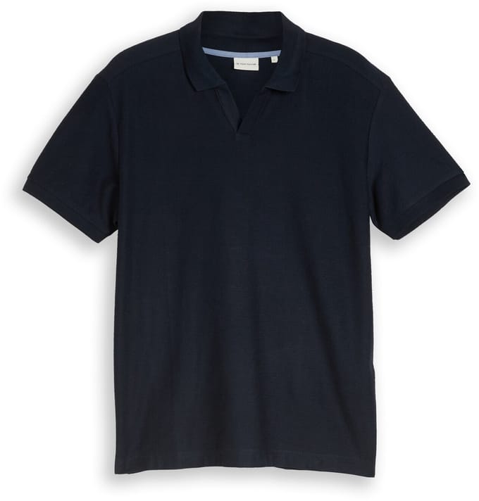 Tom Tailor - Poloshirt met ottoman-structuur - Maat XXL - sky captain blue