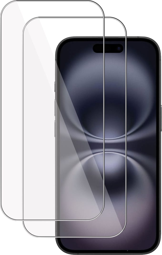 2x Screenprotector geschikt voor Apple iPhone 16 Screenprotector – Gehard Glas - Proteqt+