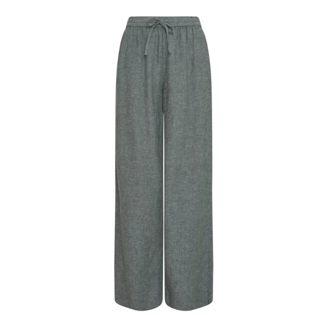 Linnen broek met trekkoord model 'Viana Ginia'
