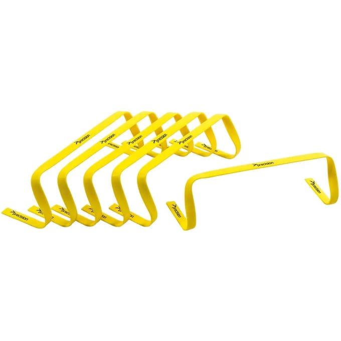 Precision Training - mini horde plat - geel - 15 centimeter - 6 stuks