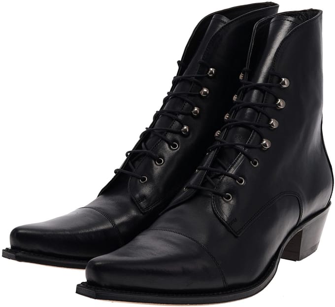 Sendra 2699 MEZCAL WEST dames zwarte veterboots - 37 EU