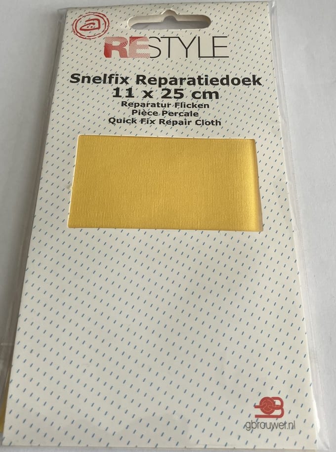 reparatiedoek 11 x 25 cm instrijkbaar