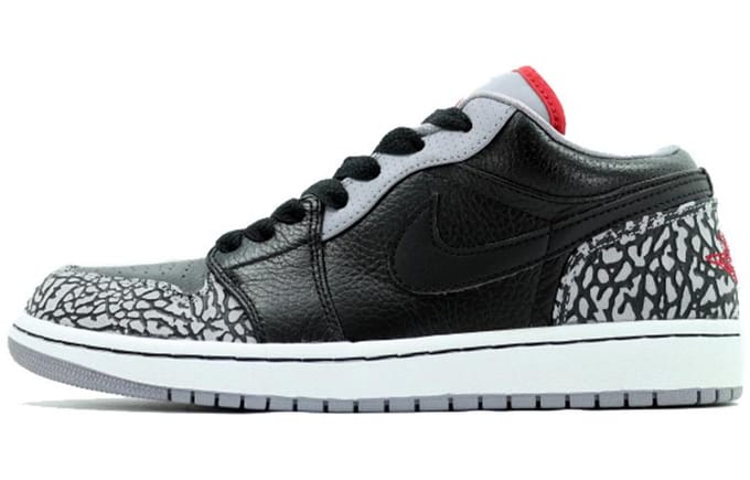Air Jordan 1 Phat Low 'Black Cement' 350571-061 42