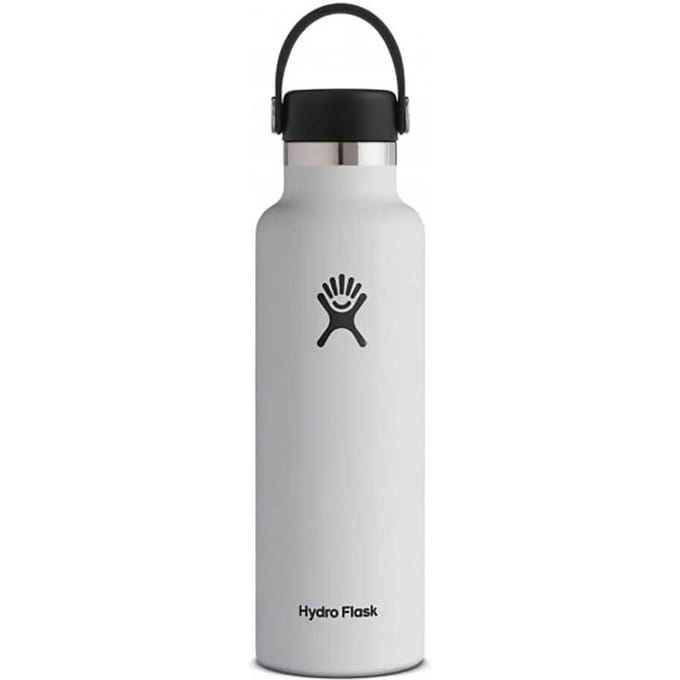 Hydro Flask Standard Mouth Flex Cap Drinkfles (621 ml) - Wit