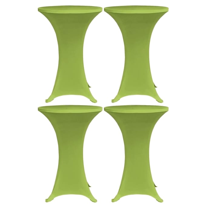 vidaXL - Tafelhoes - stretch - 4 - st - 80 - cm - groen