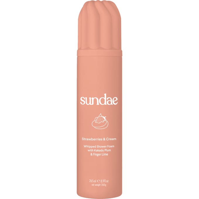 Sundae Strawberries &amp; Cream Whipped Shower Foam 265 ml