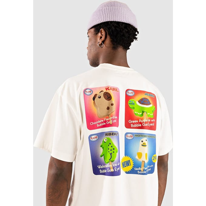 A.LAB Jerry Gang Popsicles Cropped T-Shirt wit