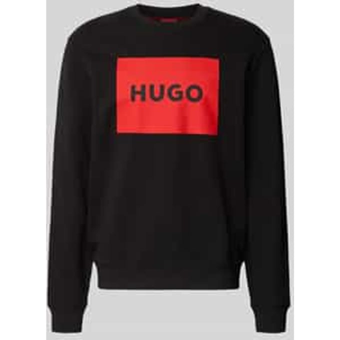 Sweatshirt met labelprint, model 'Duragol'