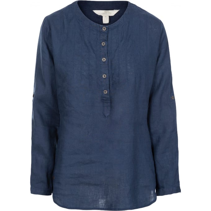 Trespass - Dames Messina Casual Katoenen Blouse (Navy)