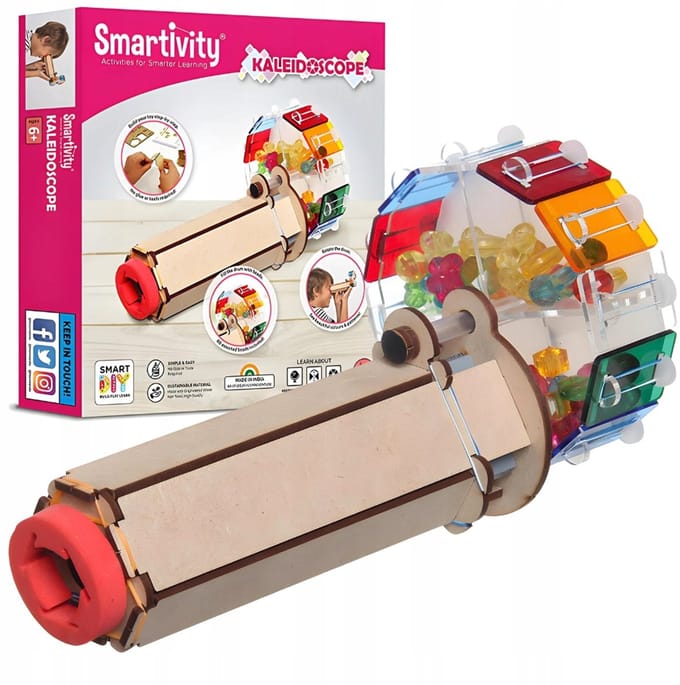 Smartivity Houten 3D Kaleidoscoop Puzzel - Leerzaam Knutselen