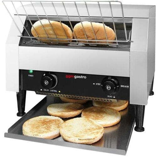 GGM Gastro Durchlauftoaster - 2,3 kW - ca. 200 Toasts/h Grijs