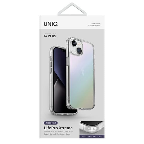 UNIQ - LifePro - Xtreme iPhone - 14 - Plus - hoesje - 6.7 - opaal/iriserend