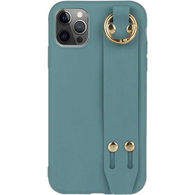Comfycase  iPhone 12 Pro Max  Strap Holder Case Donkerblauw