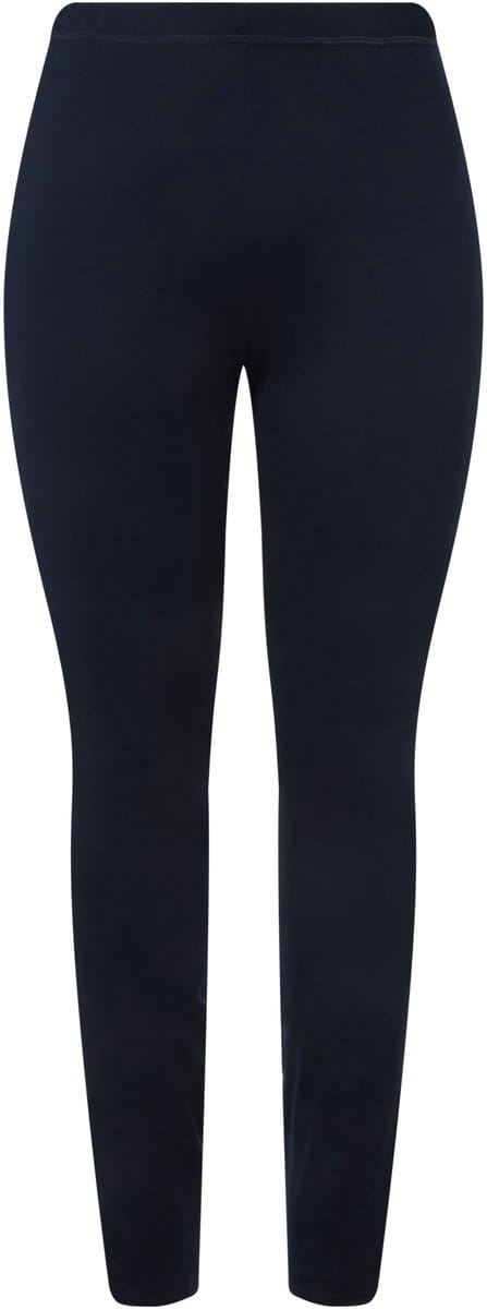 Ulla Popken - Dames - Functionele ski-legging sneldrogend extra warm - Marine - Maat 42+