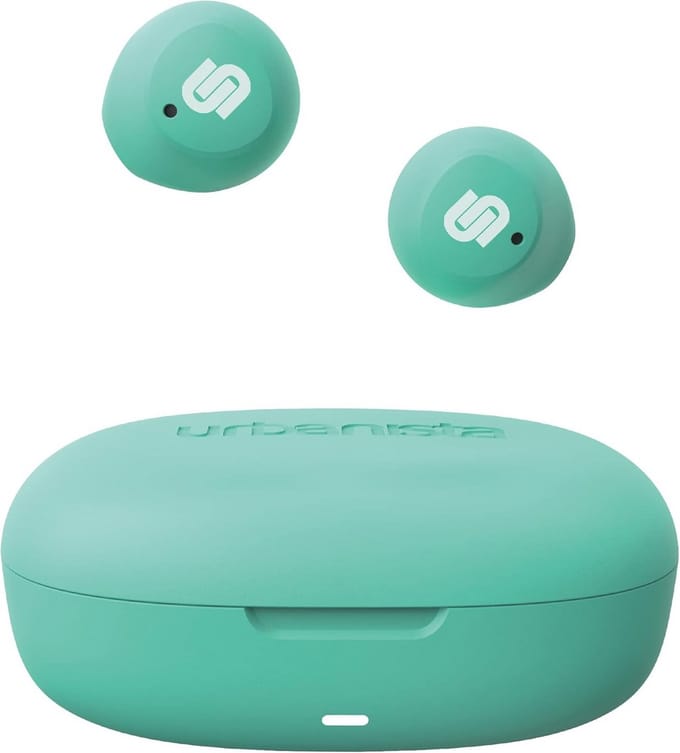 Compacte In-ear Bluetooth Oordopjes met Touch Control - 27 uur Speeltijd en Oplaadetui in Muntgroen
