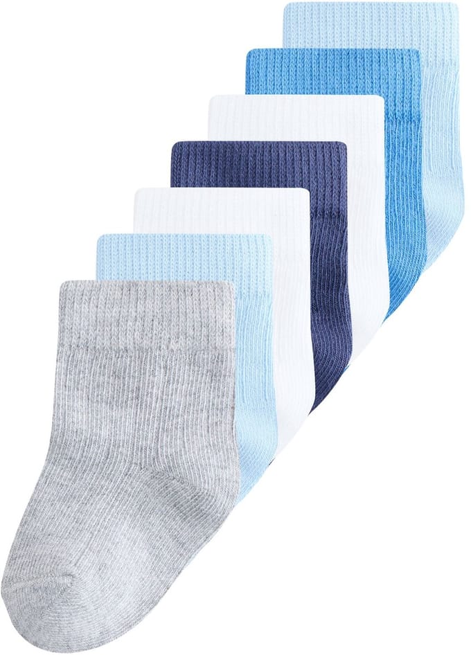 Next - Jongens - Verpakking van 7 paar babysokken - Blauw