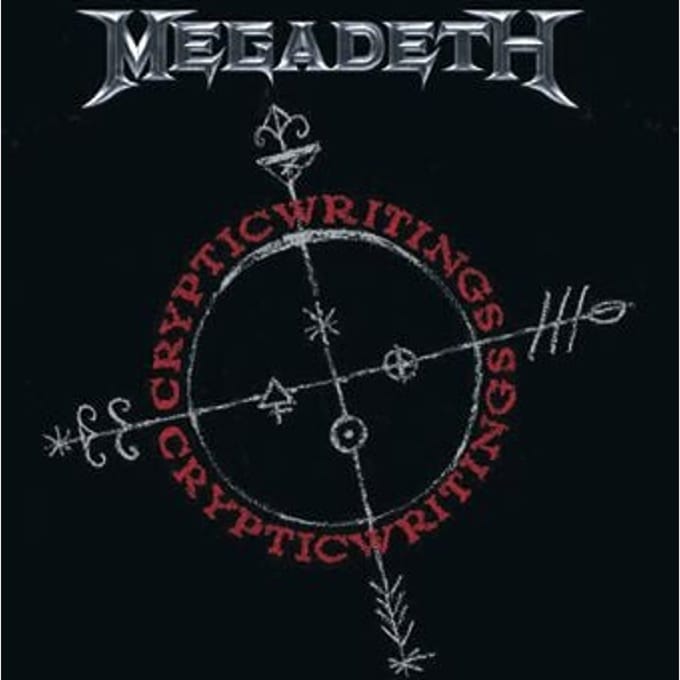 Megadeth CD - Cryptic writings - voor Geen - standaard