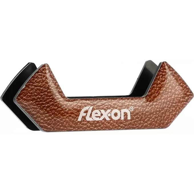 Bruine teugelstickers Flex-On Safe-On Cuir