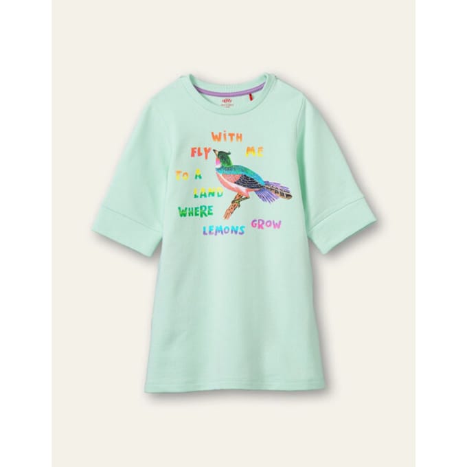 Oilily Daver sweat jurk- maat98/3T Ultramarine