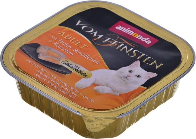 ANIMONDA Vom Feinsten Classic Kattensmaak: kip, rundvlees + wortel- 32 x 100g