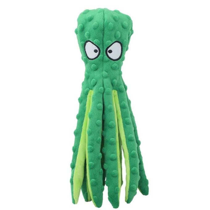 Jouets en peluche pour chiens de compagnie, morsure à mâcher, pieuvre, Puzzle, fournitures de jouets violet
