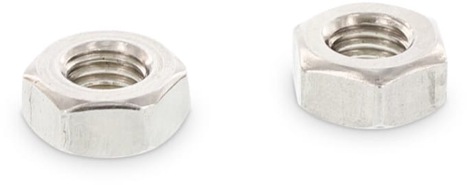 (12 STUKS) M6 ZESKANTMOER (RVS-A2) (AISI 304) DIN 934